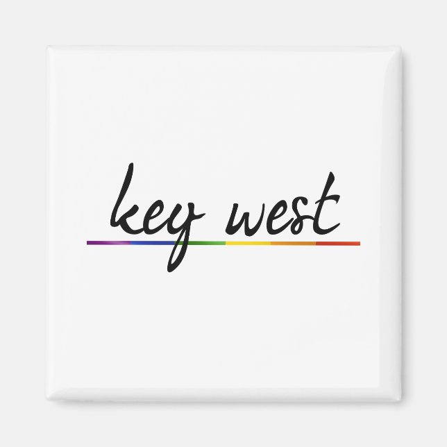 KEY WEST GAY PRIDE -.png Magnet (Vorne)
