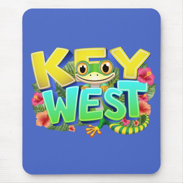 Key West Gecko Florida Mousepad (Vorne)