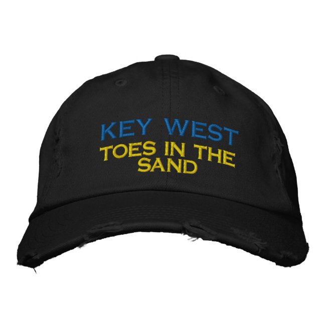 KEY WEST HAT BESTICKTE BASEBALLKAPPE (Vorderseite)