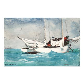 Key West, Hauling Anchor (1903) von Winslow Homer Fotodruck