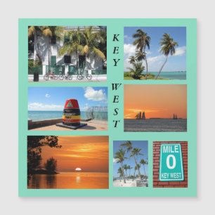 Key West historique, carte magnétique de Floride