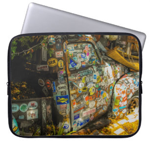 Key West is Art, Old Lieferwagen Truck Laptopschutzhülle