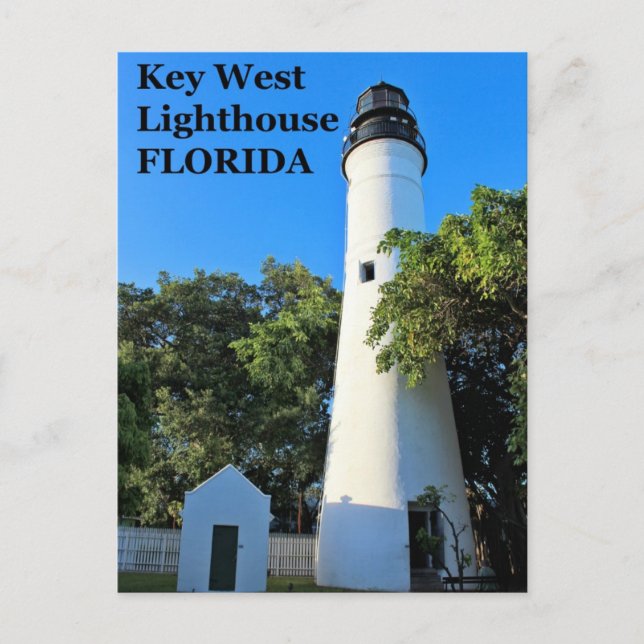 Key West Lighthouse, Florida Postcard Postkarte (Vorderseite)