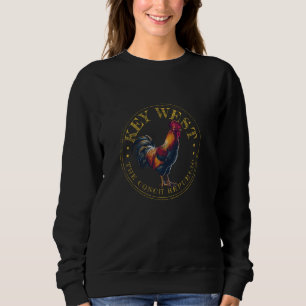 Key West Rooster FL The Conch Republic Funny Soul Sweatshirt