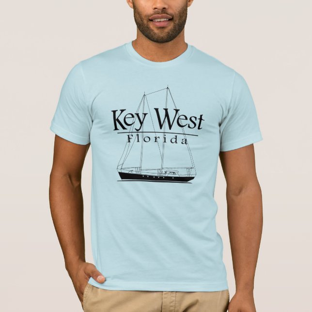 Key West Sailing T-Shirt (Vorderseite)