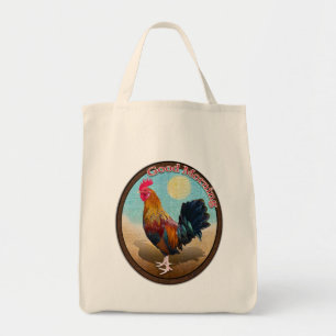 Key West - Sinti und Roma Rooster Guten Morgen Vin Tragetasche