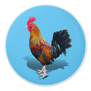Key West - Sinti und Roma Rooster Keramikknauf
