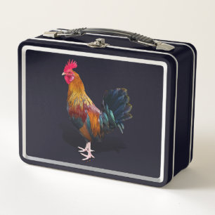 Key West - Sinti und Roma Rooster Metall Brotdose