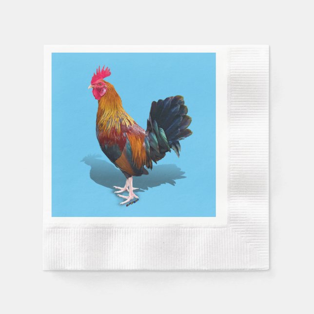 Key West - Sinti und Roma Rooster Serviette (Vorderseite)