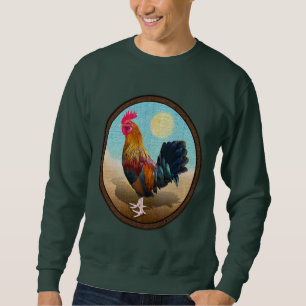 Key West - Sinti und Roma Rooster Vintag Oval Sweatshirt