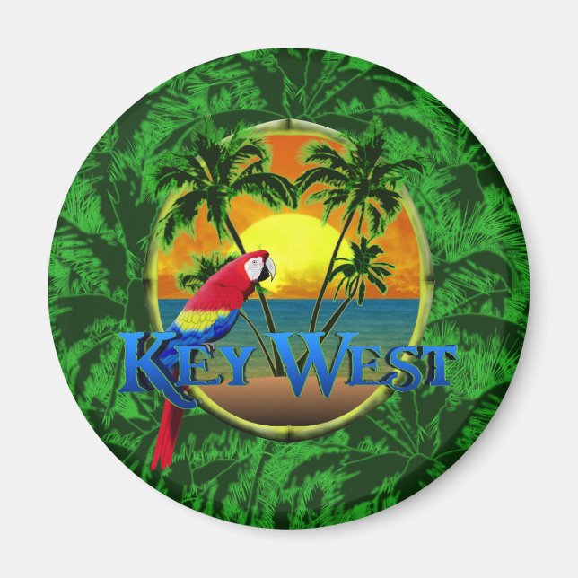 Key West Sunset Magnet (Vorne)