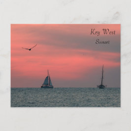 Key West Sunset Postcard Postkarte