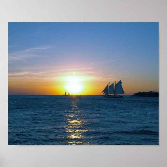 Key West Sunset Poster (Vorne)