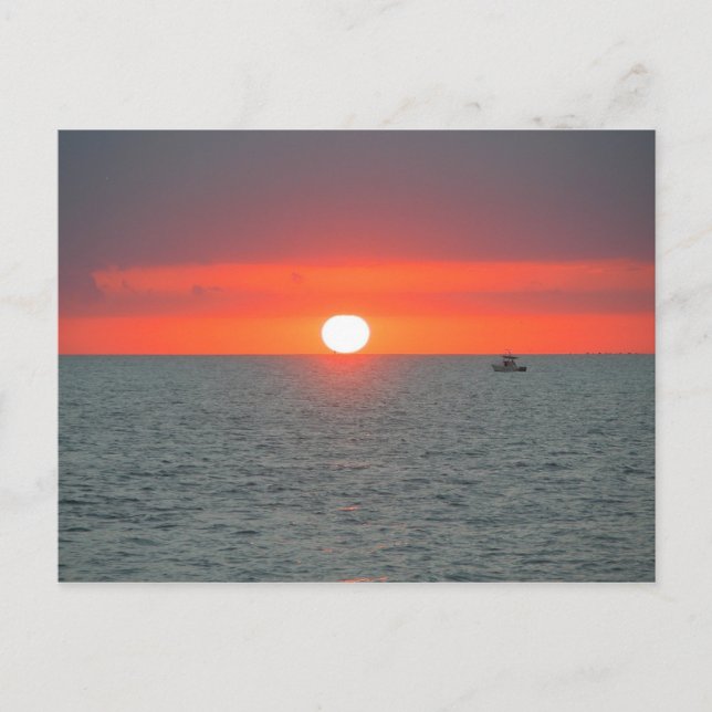 Key West Sunset Postkarte (Vorderseite)
