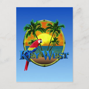 Key West Sunset Postkarte