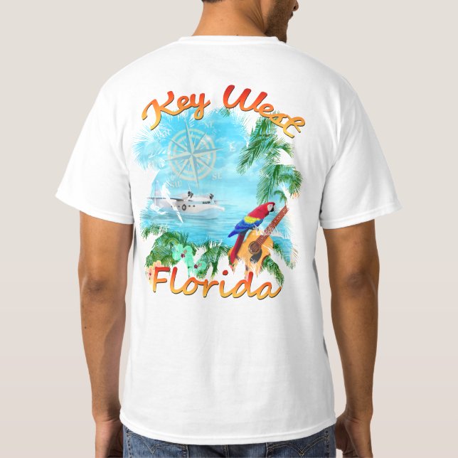 Key West Tropical Rock T-Shirt (Rückseite)