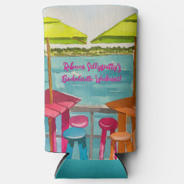 Key West Vibes Bachelorette Wochenende Selters Dosenkühler