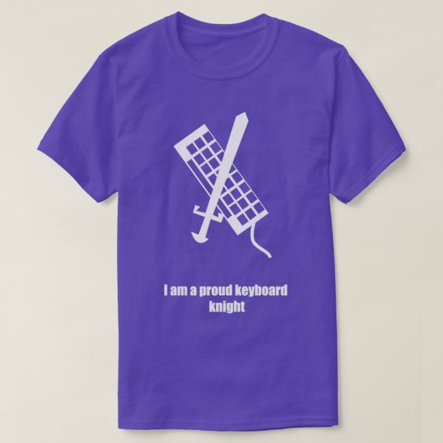 Keyboard Knight Programmierer Software Engineer T T-Shirt (Design vorne)