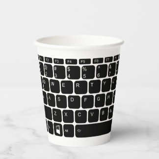 Keyboard pappbecher