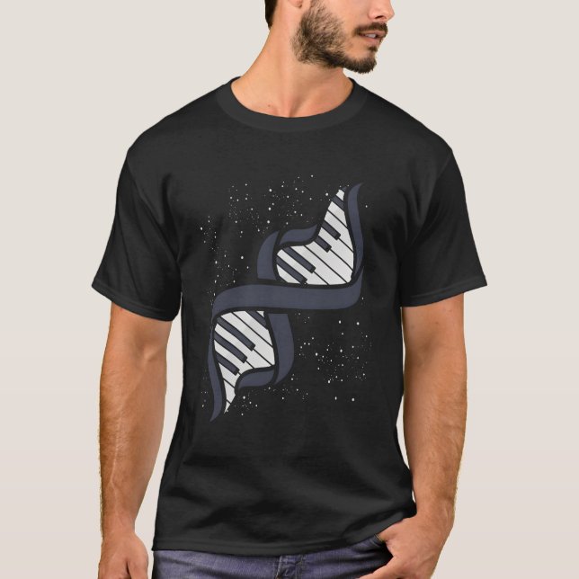 Keyboard Pianist Musiker Gift Piano für Christus T-Shirt (Vorderseite)