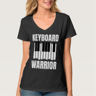 Keyboard Warrior Synth Music Producer Synthesizer T-Shirt