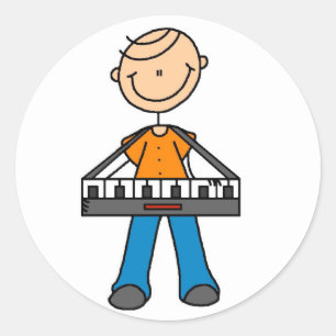 Keyboarder-Sticker Aufkleber