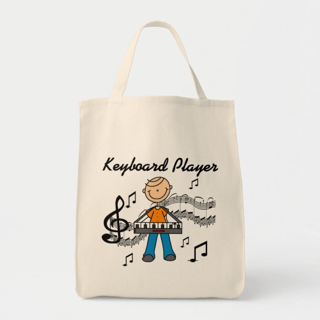 Keyboarder-T-Shirts und Geschenke Tragetasche (Vorne)