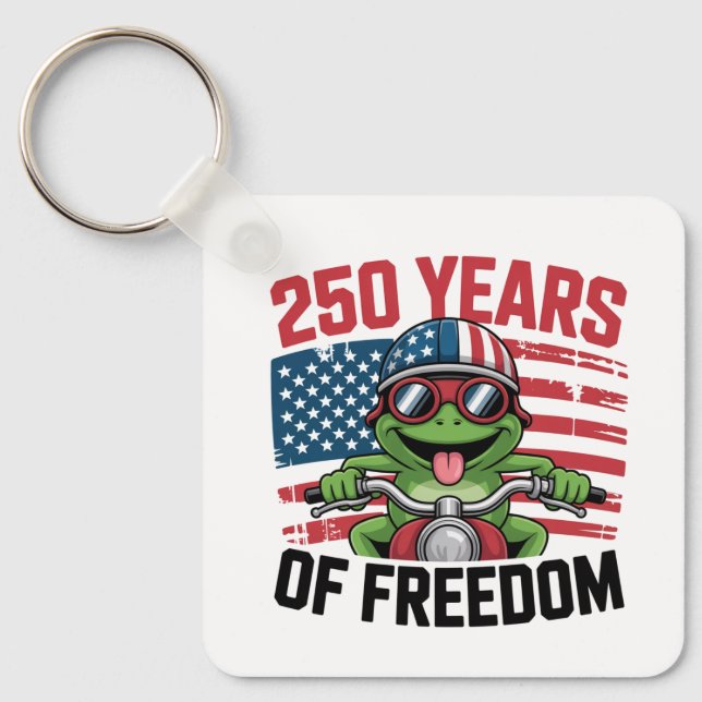 Keychain-America Patriotic 250th Anniversary Schlüsselanhänger (Vorderseite)
