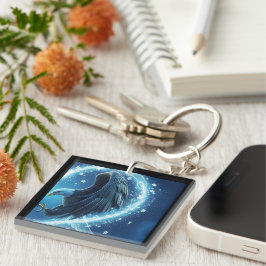 Keychain Bald Eagle Heart - Romantic Matching Soul Schlüsselanhänger