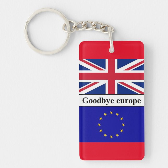 Keychain Goodbye Europe Schlüsselanhänger (Vorderseite)