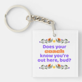 Keychain hockey gift does coach know schlüsselanhänger