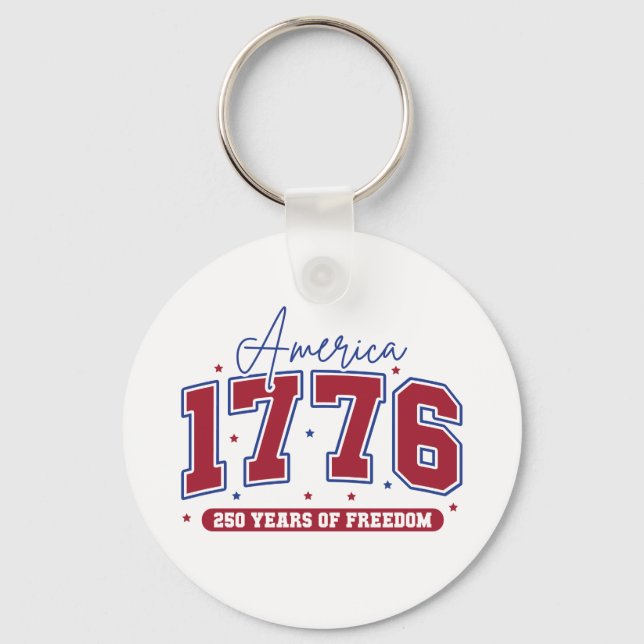 Keychain USA 250th Anniversary Patriotic Keychain Schlüsselanhänger (Vorderseite)