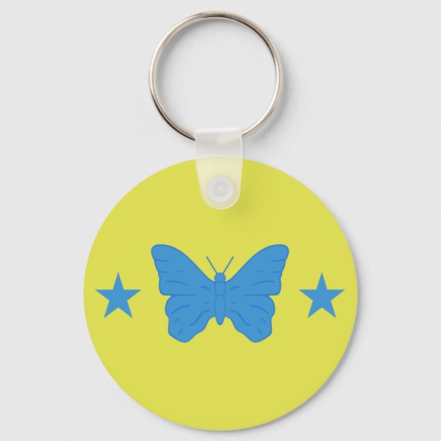 Keychain with Flag of Bady Bassitt, Brazil Schlüsselanhänger (Vorderseite)