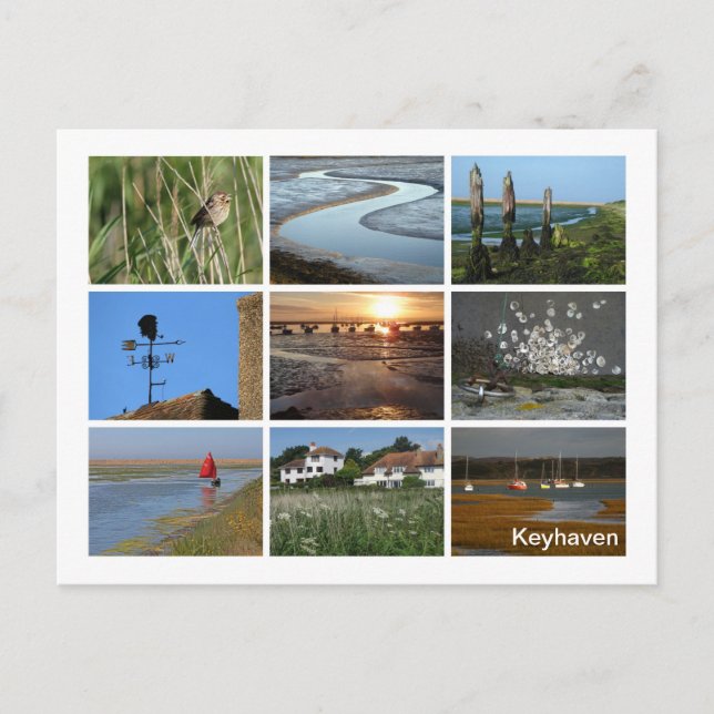 Keyhaven Postkarte (Vorderseite)