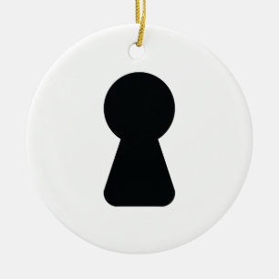 KEYHOLE KERAMIK ORNAMENT