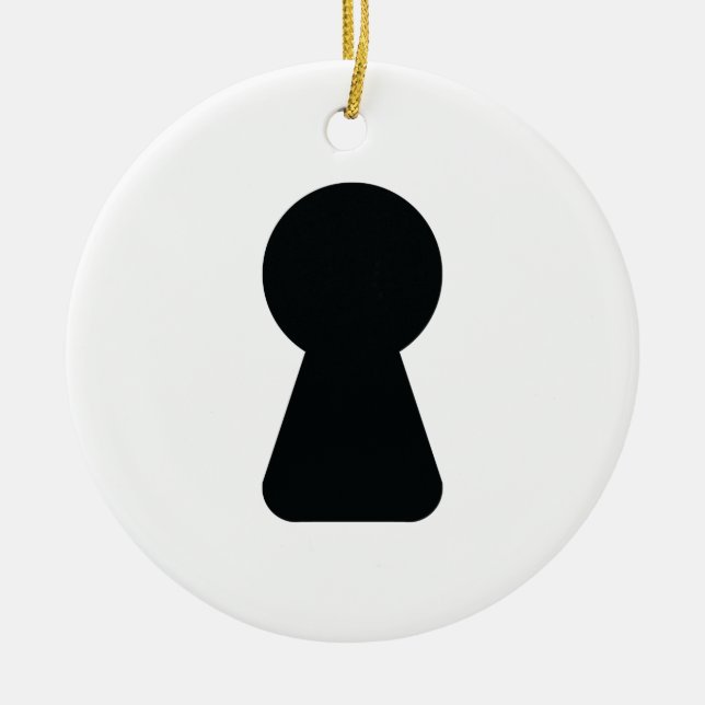 KEYHOLE KERAMIK ORNAMENT (Vorne)
