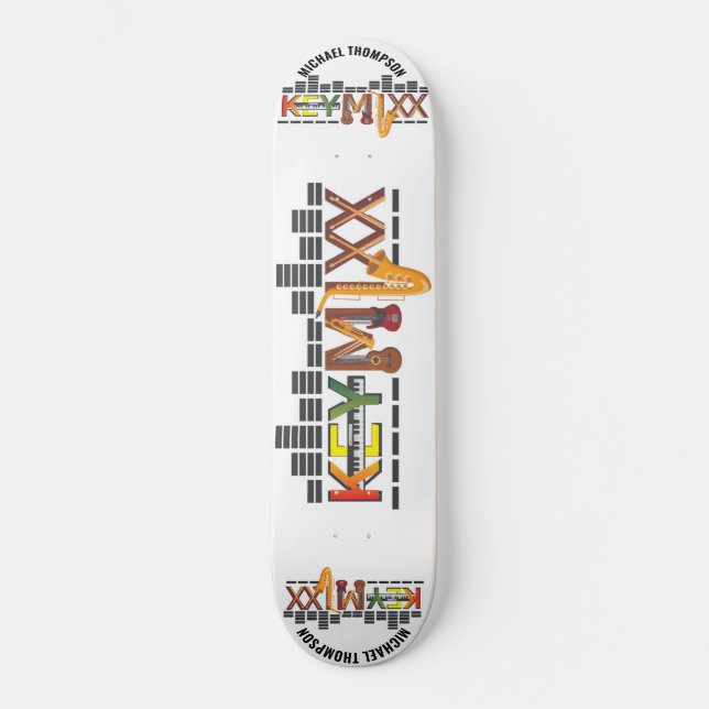 KEYMIXX OFFIZIELLE SKATEBOARD (Vorderseite)