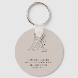 Keyring "" Ich lebe in Harmonie mit anderen und t. Schlüsselanhänger