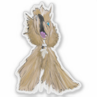 Keys & Banana, der Miniaturcocker spaniel 5 Aufkleber