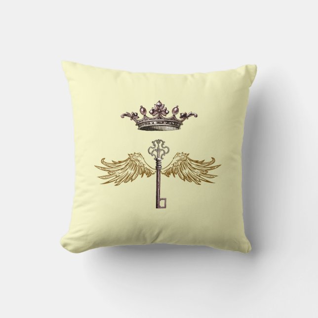 Keys the Kingdom Throw Pillow Kissen (Vorderseite)