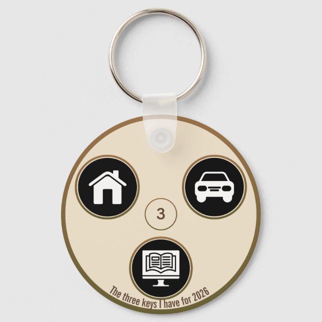 Keys to Dreams – A Personal Meaning Keychain Schlüsselanhänger (Vorderseite)