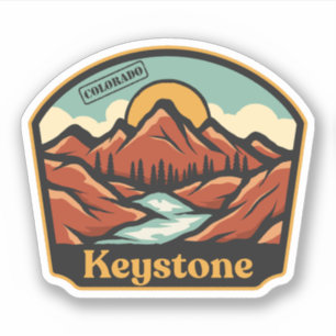 Keystone, Colorado-Aufkleber Aufkleber