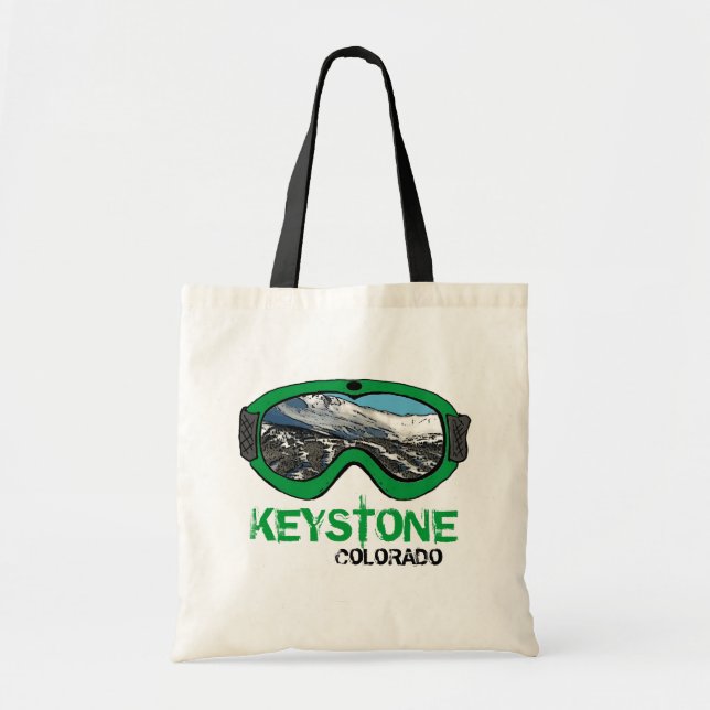 Keystone Colorado Green Snowkittel wiederverwendba Tragetasche (Vorne)