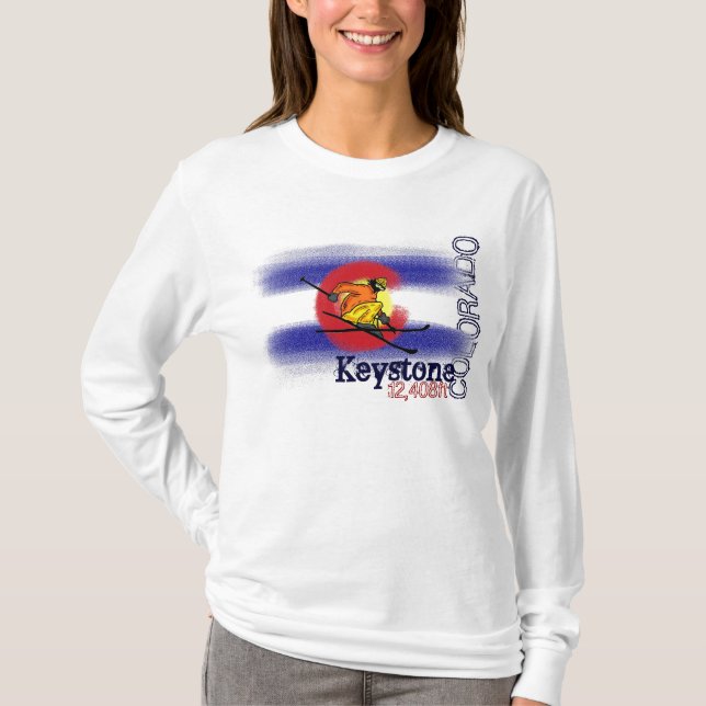 Keystone Colorado Hochseilbahn T-Shirt (Vorderseite)