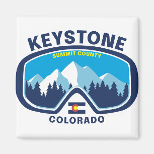 Keystone Colorado Ski Goggles Magnet