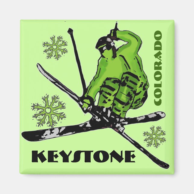 Keystone Colorado-Ski-Magnet Magnet (Vorne)