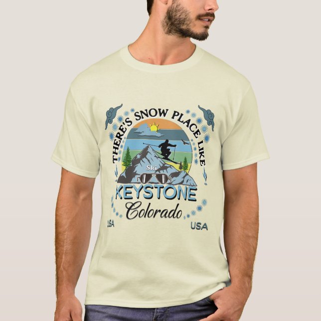 Keystone Colorado Ski T-Shirt (Vorderseite)