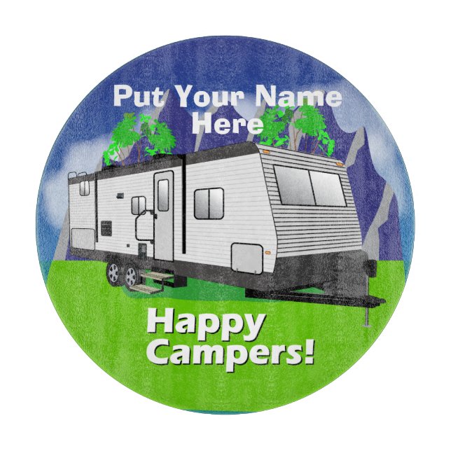 Keystone Hideout Trailer Design Schneidebrett (Vorderseite)