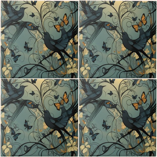 Keystone Peace Keramikfliese (Keystone Peace Ceramic Tile
(Four by Four)
)