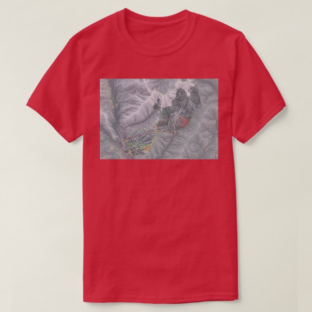Keystone Resort Trail Karte T-Shirt (Design vorne)
